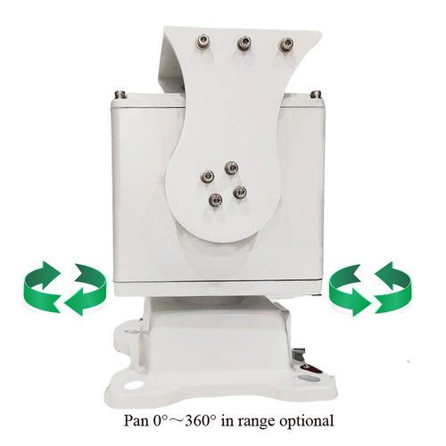 5kg低功耗水平单轴云台,RS485支持Pelco云台协议,适用机器人-云台摄像机-雷达云台等集成