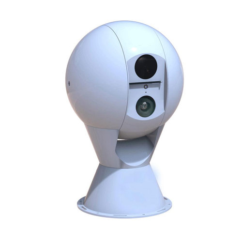 AX500系列防抖光电转台摄像机,可选集成智能云台加550~860mm机芯单光谱或加2000~4000米激光器双目激光云台相机