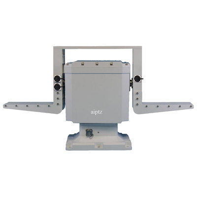 云台厂家aiptz主推40~100Kg双侧载±0.003°高精度转台,闭环伺服电机谐波传动结构设计