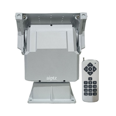 100米无障碍遥控云台-15kg承载蜗轮蜗杆传动-支持Pelco和断电自锁