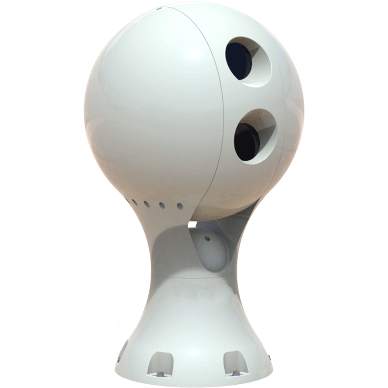 Dual-spectrum anti-wind ball laser turntable, 1080P~4K HD camera +2000~5000m laser integration