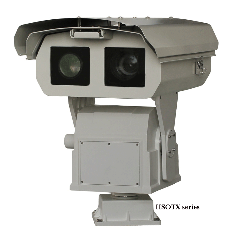 PTZ thermal imaging camera,  300~750mm   1080P or 4K camera and 384*288/648*480 thermal camera