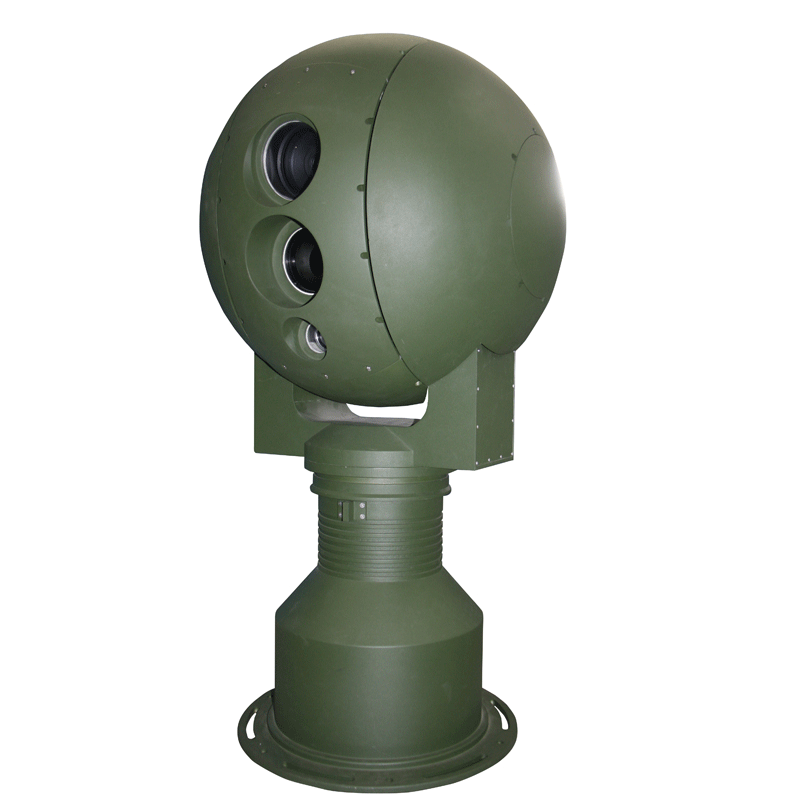 JSA-8TSOFYA600TH系列抗风球热成像光电转台双光谱监控摄像机,可选内置348或640热成像仪机芯和267~1500mm焦距1080P~4K高清一体机